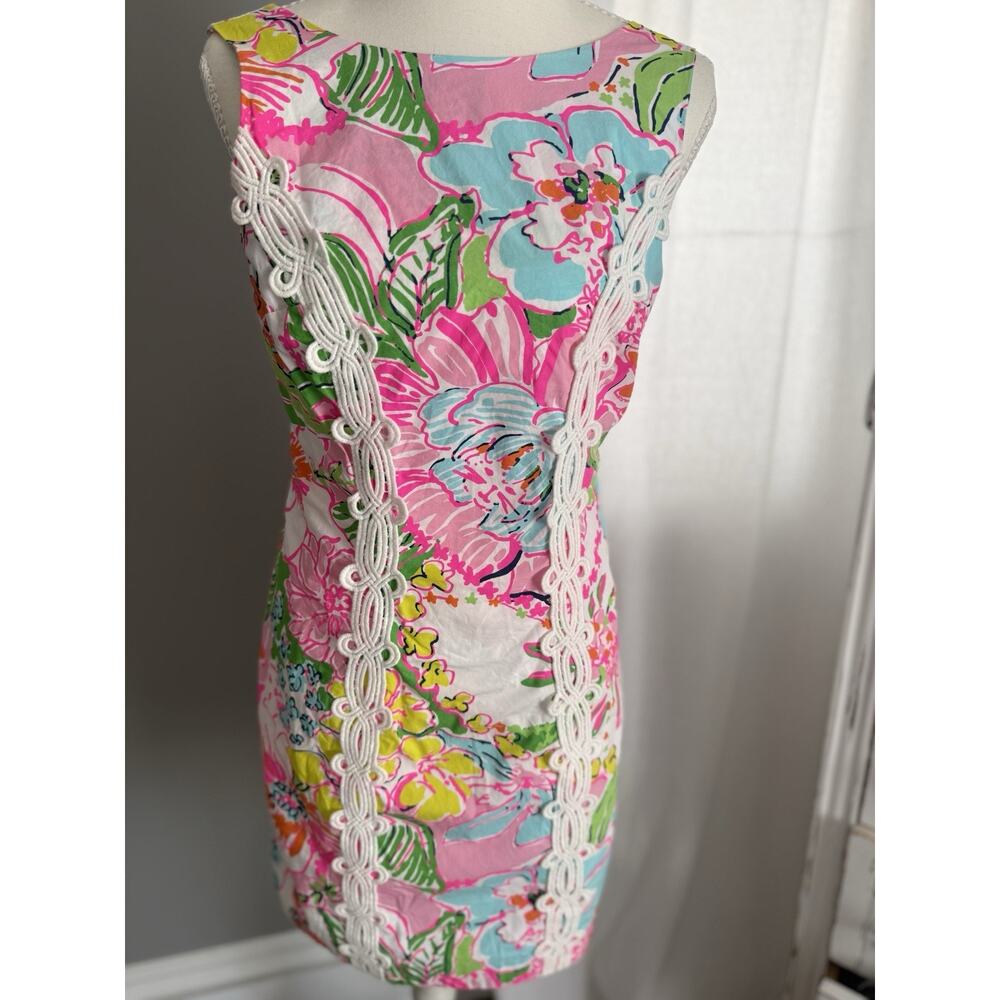 Lilly Pulitzer Dress Size 4 Shift Nosey Posie Target 20th Anniversary